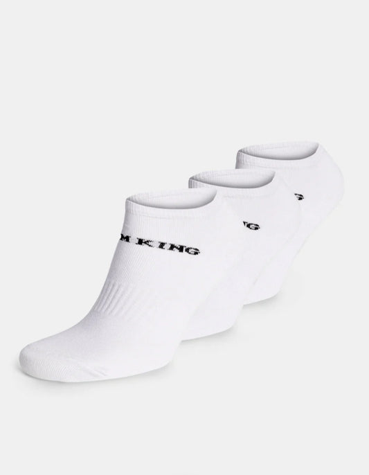 Calcetines Gym King Motion Liner (3 unidades) - Blanco